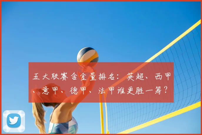五大联赛含金量排名:英超、西甲、意甲、德甲、法甲谁更胜一筹?